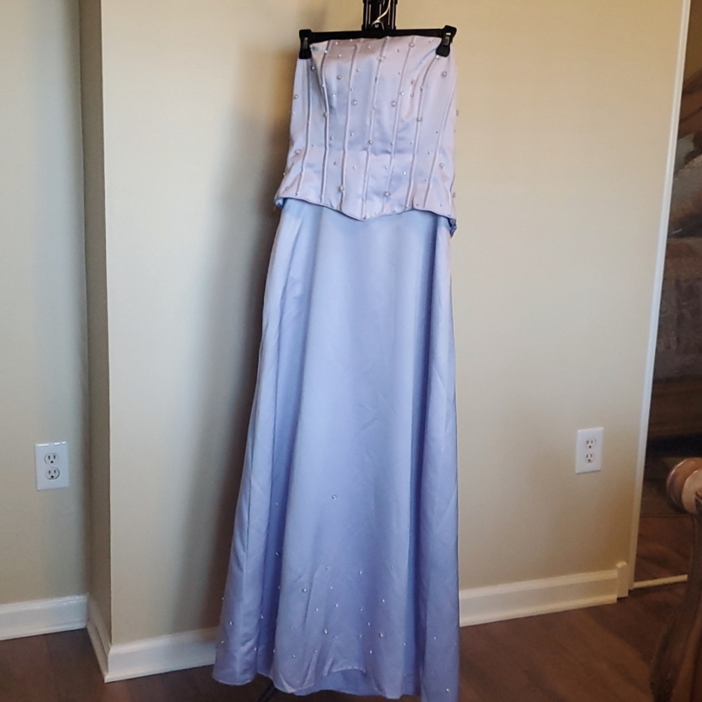 Lavender Strapless Formal Dress  Sz 16.